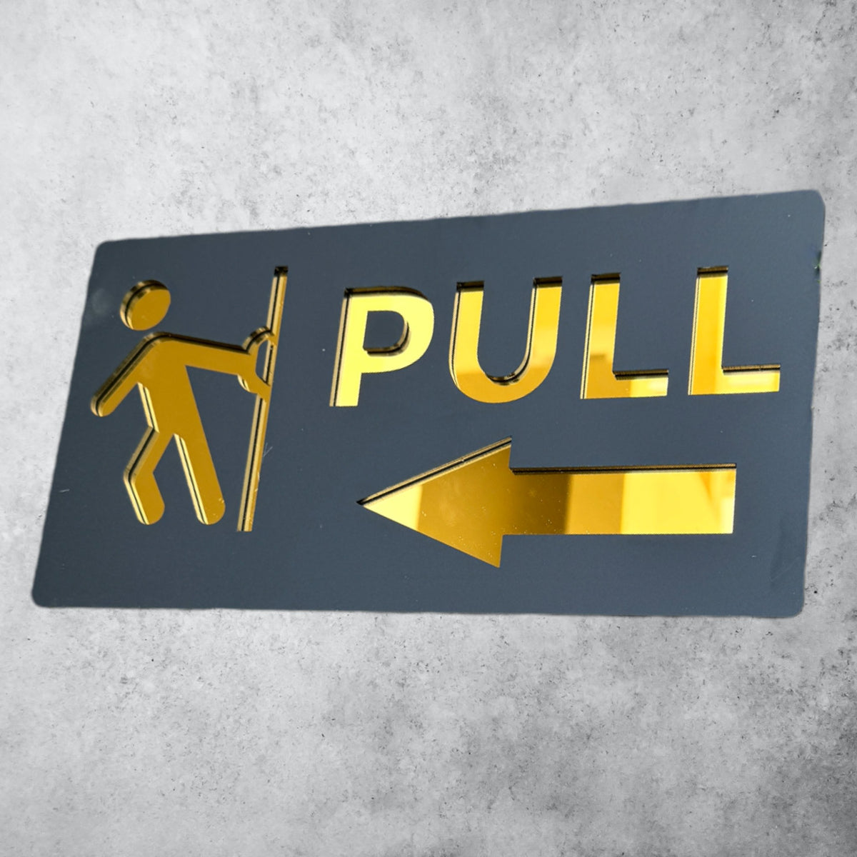PULL , Black Matt Sign – Usigna